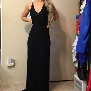 black maxi dress from planet blue size xs